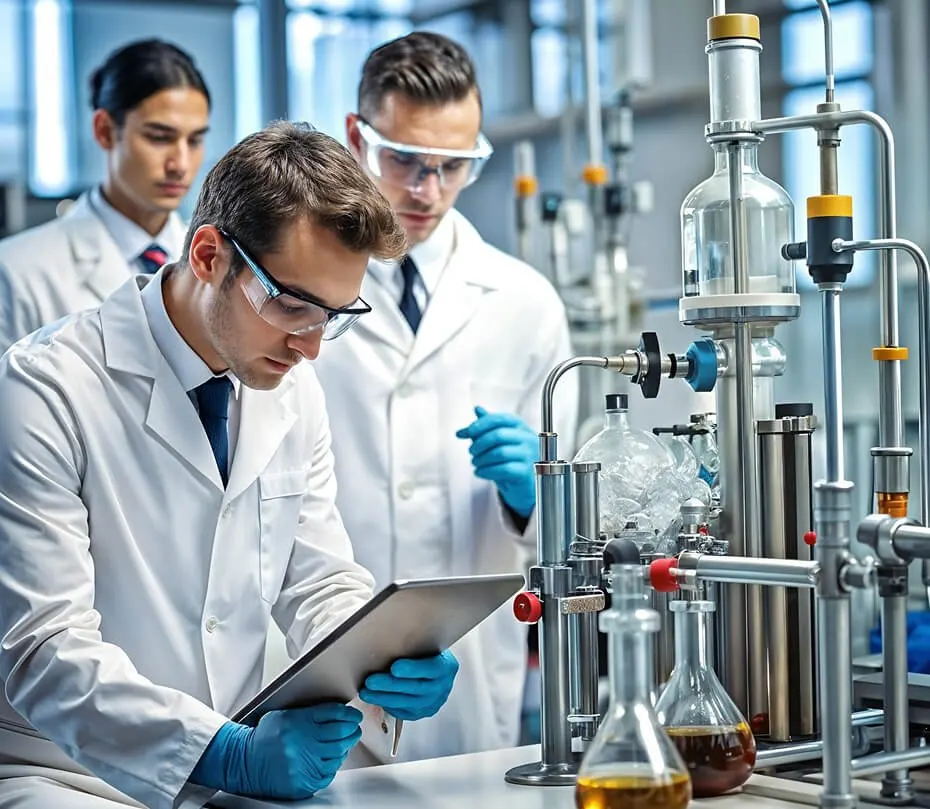 Advanced fine chemical and pharmaceutical intermediate manufacturing facility at Mont Chem with quality-focused production processes.